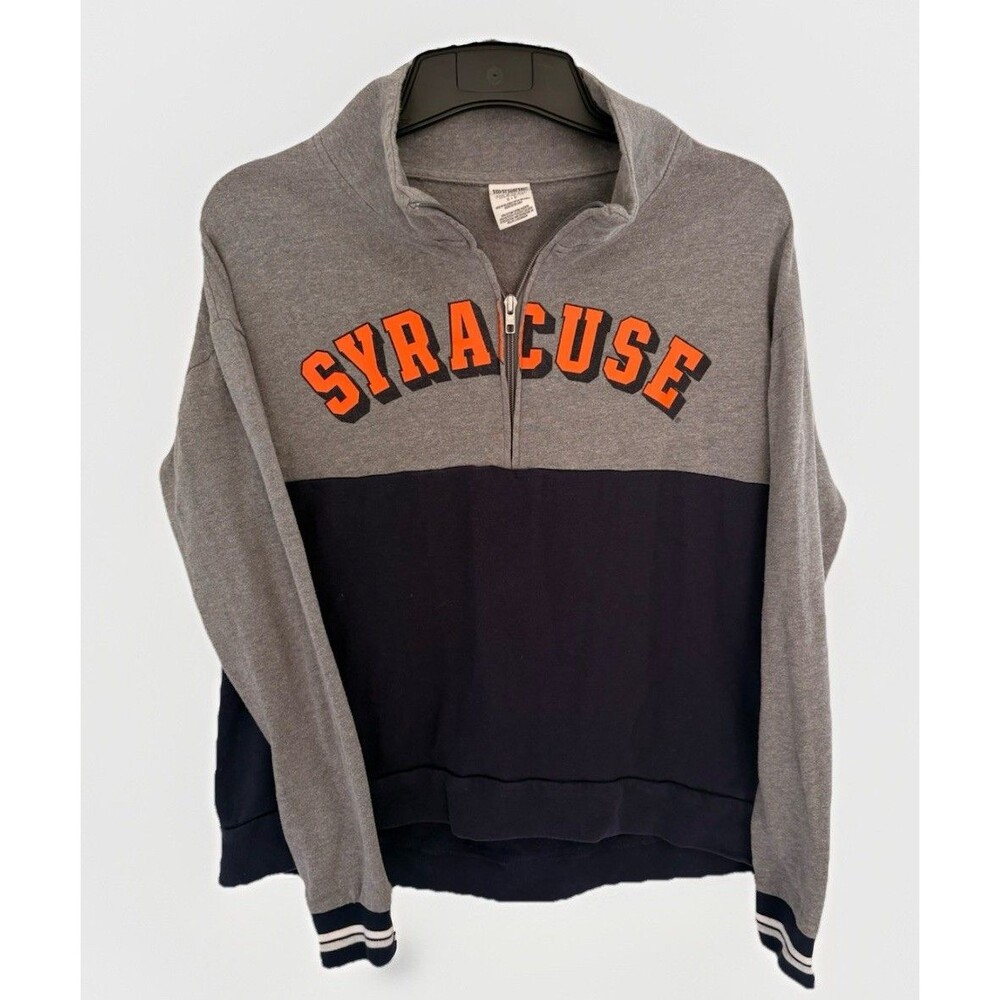 Victoria's Secret Pink Small Syracuse 1/2 Zip Pullover Sweatshirt